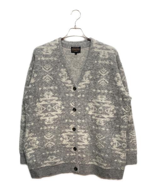 PENDLETON（ペンドルトン）PENDLETON (ペンドルトン) ニットカーディガン グレー サイズ:Freeの古着・服飾アイテム
