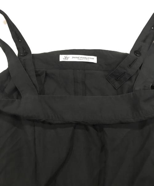 journal standard luxe（ジャーナルスタンダード ラックス）journal standard luxe (ジャーナルスタンダード ラックス) ミリタリークロスベアワンピース ブラック サイズ:Freeの古着・服飾アイテム