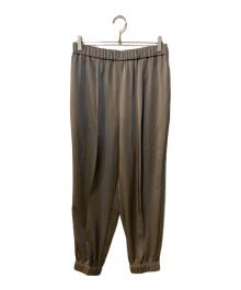 MOGA（モガ）の古着「ヴィンテージサテンジョガーパンツ」｜ブラウン