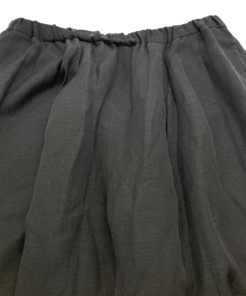 VERMEIL par iena（ヴェルメイユ パー イエナ）VERMEIL par iena (ヴェルメイユ パー イエナ) トリアセリネン リラックス パンツ ブラック サイズ:Lの古着・服飾アイテム