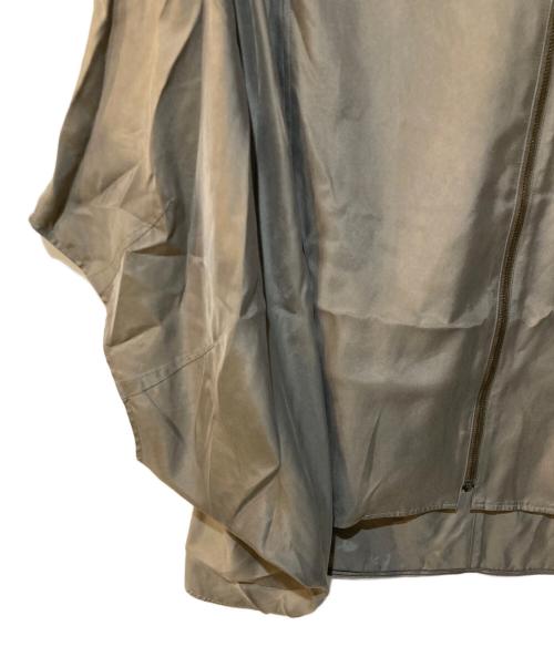 MOGA（モガ）MOGA (モガ) キュプラツイルライトブルゾン ベージュ サイズ:Freeの古着・服飾アイテム