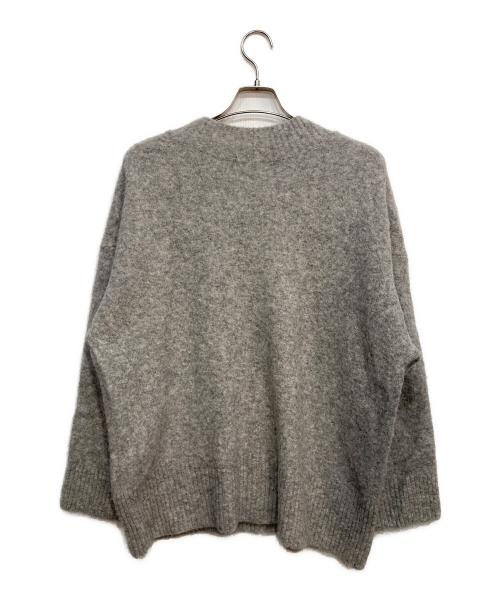 journal standard L'essage（ジャーナルスタンダード レサージュ）journal standard L'essage (ジャーナルスタンダード レサージュ) リャマブレンド ビッグVネックプルオーバー グレー サイズ:Freeの古着・服飾アイテム