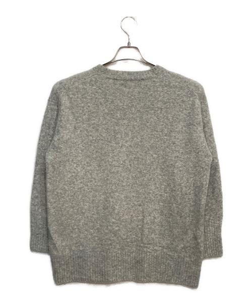 FRAMeWORK（フレームワーク）FRAMeWORK (フレームワーク) アルパカ混ロゴインターシャニット グレー サイズ:Freeの古着・服飾アイテム