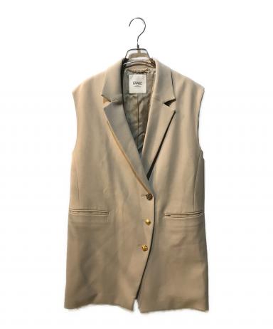 ジャーナルスタンダードL’ESSAGE ベスト JOURNAL STANDARD L'ESSAGE オープンバックベスト ジレ - メルカリ