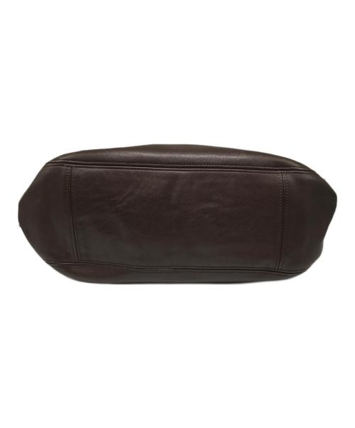 COACH（コーチ）COACH (コーチ) レザーショルダーバッグ ブラウンの古着・服飾アイテム