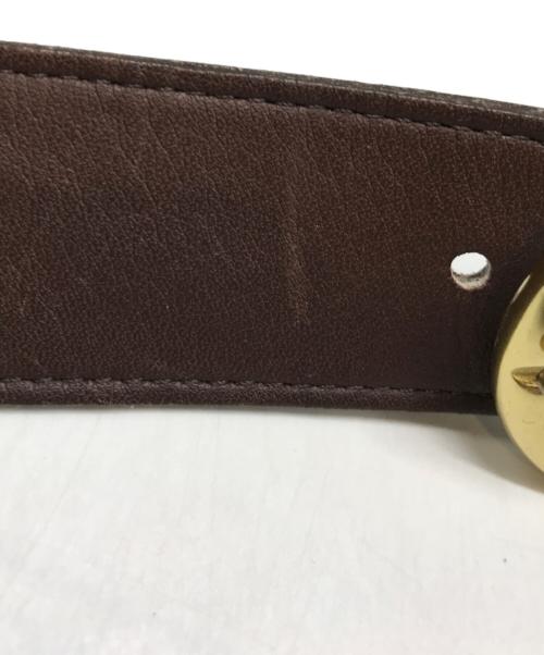 COACH（コーチ）COACH (コーチ) レザーショルダーバッグ ブラウンの古着・服飾アイテム