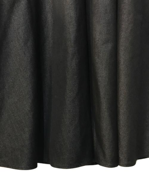 CELFORD（セルフォード）CELFORD (セルフォード) ペプラムデザインデニムワンピース ブラック サイズ:36の古着・服飾アイテム