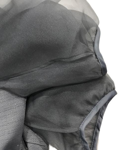 Le Jardiner（ル・ジャルディニエ）Le Jardiner (ル・ジャルディニエ) パールビジューオーガンジーレースマーメイドドレス グレー サイズ:S 未使用品の古着・服飾アイテム