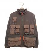 UNIVERSAL OVERALLユニバーサルオーバーオール）の古着「別注 フリースハンティングジャケット」｜ブラウン