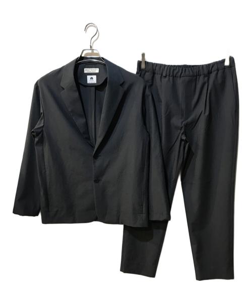 BEAUTY&YOUTH（ビューティーアンドユース）BEAUTY&YOUTH (ビューティーアンドユース) KOMATSU PACK 2ボタン リラックスシルエット セットアップ グレー サイズ:Sの古着・服飾アイテム