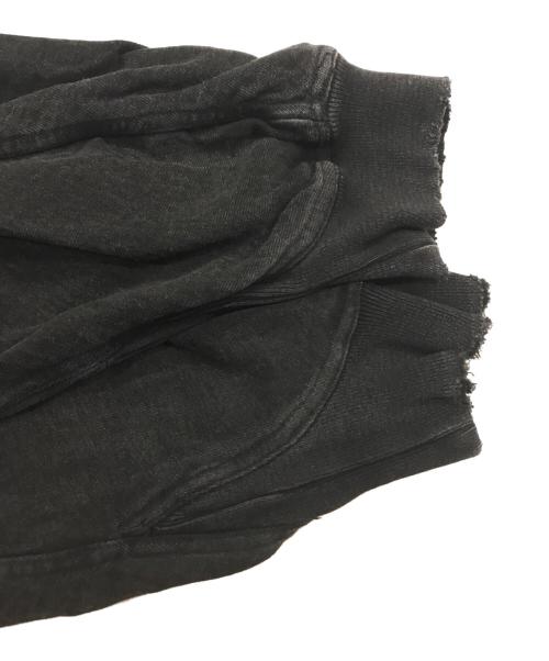 MAISON SPECIAL（メゾンスペシャル）MAISON SPECIAL (メゾンスペシャル) Prime-Over Chemical Over-Dye Sweat Puckering Crew Knit Pullover ブラック サイズ:01の古着・服飾アイテム