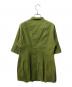 YACCO MARICARD (ヤッコマリカルド) ピンタックチュニックシャツ グリーン サイズ:S：6000円