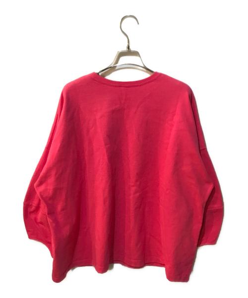 nest Robe（ネストローブ）nest Robe (ネストローブ) 天竺ランタンスリーブプルオーバー ピンク サイズ:Freeの古着・服飾アイテム