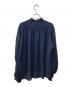 SUZUKI TAKAYUKI (スズキタカユキ) ビショップスリーブブラウス ネイビー サイズ:Free 未使用品：18000円