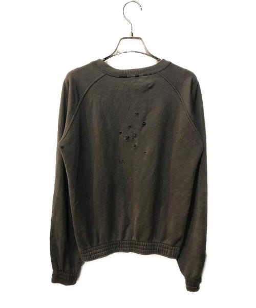 NUMBER (N)INE（ナンバーナイン）NUMBER (N)INE (ナンバーナイン) 散弾スカルスウェット ブラウンの古着・服飾アイテム
