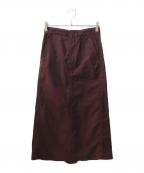 TAKESHI KOSAKA by Y's Pink Labelタケシコウサカ バイ ワイズピンクレーベル）の古着「マキシフレアスカート」｜レッド