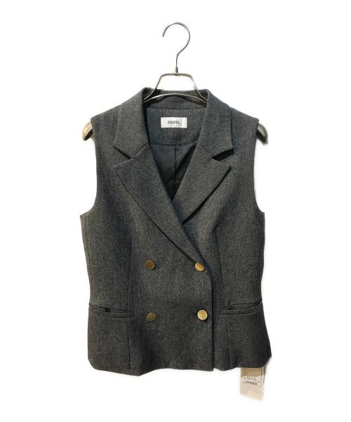 Snidel（スナイデル）Snidel (スナイデル) スタンダードジレ グレー サイズ:Free 未使用品の古着・服飾アイテム
