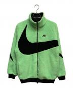 NIKEナイキ）の古着「AS M NSW VW SWSH FULL ZIP JKT」｜ブラック×グリーン