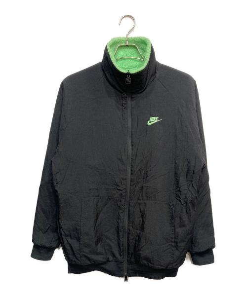 NIKE（ナイキ）NIKE (ナイキ) AS M NSW VW SWSH FULL ZIP JKT ブラック×グリーン サイズ:Mの古着・服飾アイテム