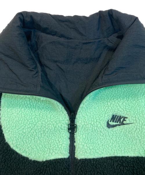 NIKE（ナイキ）NIKE (ナイキ) AS M NSW VW SWSH FULL ZIP JKT ブラック×グリーン サイズ:Mの古着・服飾アイテム