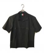 sy32 by sweet yearsエスワイサーティトゥバイスィートイヤーズ）の古着「オープンカラーシャツ」｜ブラック