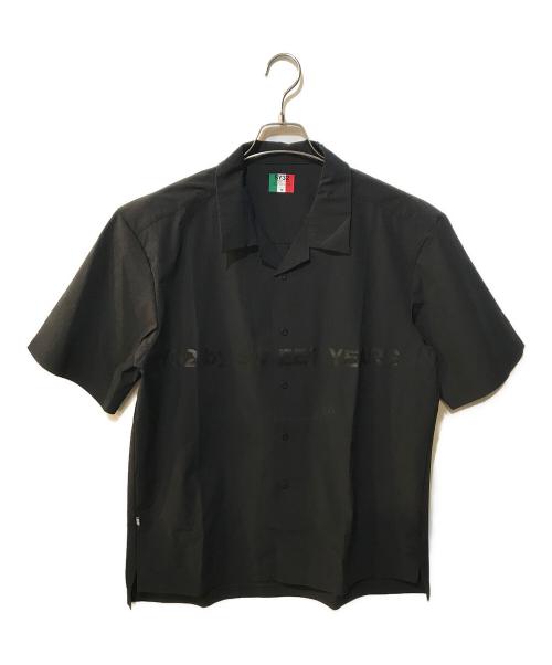 sy32 by sweet years（エスワイサーティトゥバイスィートイヤーズ）sy32 by sweet years (エスワイサーティトゥバイスィートイヤーズ) オープンカラーシャツ ブラック サイズ:M 未使用品の古着・服飾アイテム