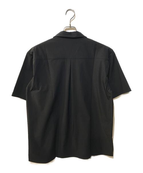 sy32 by sweet years（エスワイサーティトゥバイスィートイヤーズ）sy32 by sweet years (エスワイサーティトゥバイスィートイヤーズ) オープンカラーシャツ ブラック サイズ:M 未使用品の古着・服飾アイテム