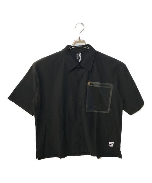 sy32 by sweet years（エスワイサーティトゥバイスィートイヤーズ）sy32 by sweet years (エスワイサーティトゥバイスィートイヤーズ) RELAXING SHIRTS ブラック サイズ:M 未使用品の古着・服飾アイテム