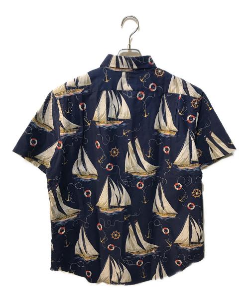 POLO RALPH LAUREN（ポロ・ラルフローレン）POLO RALPH LAUREN (ポロ・ラルフローレン) CLASSIC FIT NAUTICAL OXFORD SHIRT ネイビー サイズ:L 未使用品の古着・服飾アイテム