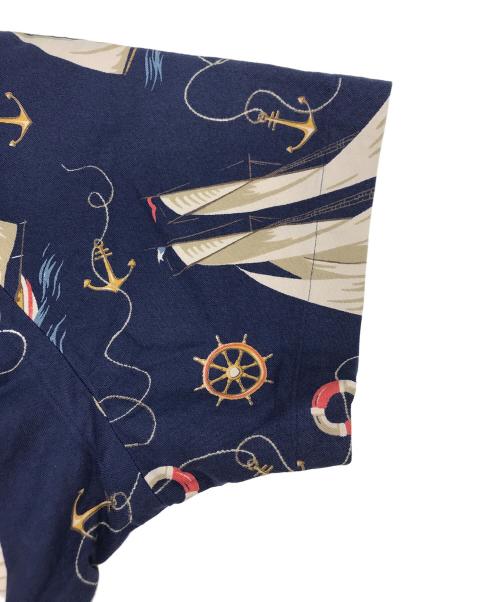 POLO RALPH LAUREN（ポロ・ラルフローレン）POLO RALPH LAUREN (ポロ・ラルフローレン) CLASSIC FIT NAUTICAL OXFORD SHIRT ネイビー サイズ:L 未使用品の古着・服飾アイテム