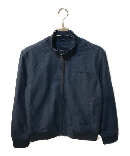 BANANA REPUBLIC（バナナリパブリック）BANANA REPUBLIC (バナナリパブリック) コットンリネンボンバー ジャケット ネイビー サイズ:M 未使用品の古着・服飾アイテム