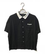 X-LARGEエクストララージ）の古着「OG S/S WORK SHIRT」｜ホワイト×ブラック