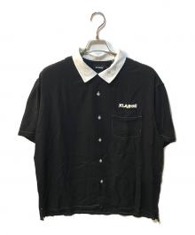 X-LARGE（エクストララージ）の古着「OG S/S WORK SHIRT」｜ホワイト×ブラック