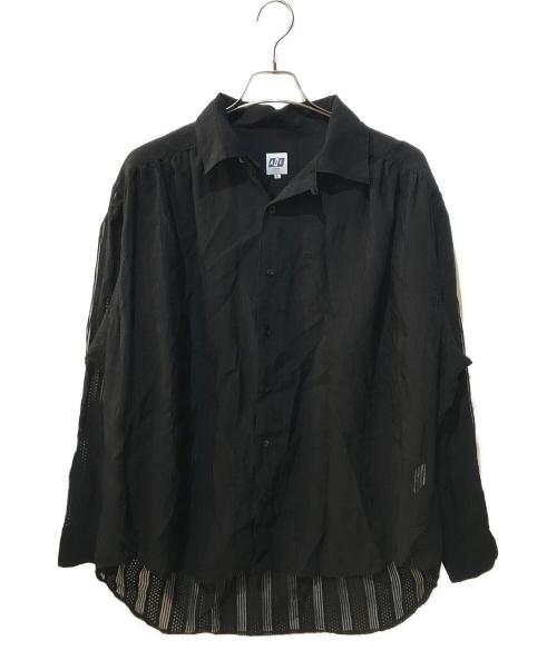 AiE（エーアイイー）AiE (エーアイイー) ペインターシャツ ブラック サイズ:Lの古着・服飾アイテム