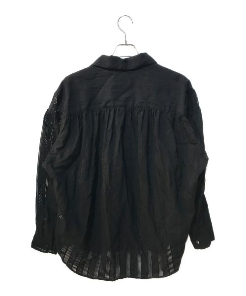 AiE（エーアイイー）AiE (エーアイイー) ペインターシャツ ブラック サイズ:Lの古着・服飾アイテム