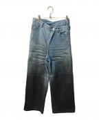 PRANK PROJECTプランクプロジェクト）の古着「Spray Wide Denim」｜ブルー