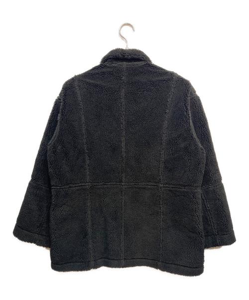 6(ROKU) BEAUTY&YOUTH（ロク ビューティーアンドユース）6(ROKU) BEAUTY&YOUTH (ロク ビューティーアンドユース) FAKE LEATHER BOA JACKET COAT ブラック サイズ:Sの古着・服飾アイテム