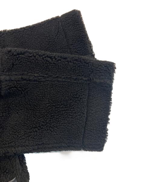 6(ROKU) BEAUTY&YOUTH（ロク ビューティーアンドユース）6(ROKU) BEAUTY&YOUTH (ロク ビューティーアンドユース) FAKE LEATHER BOA JACKET COAT ブラック サイズ:Sの古着・服飾アイテム