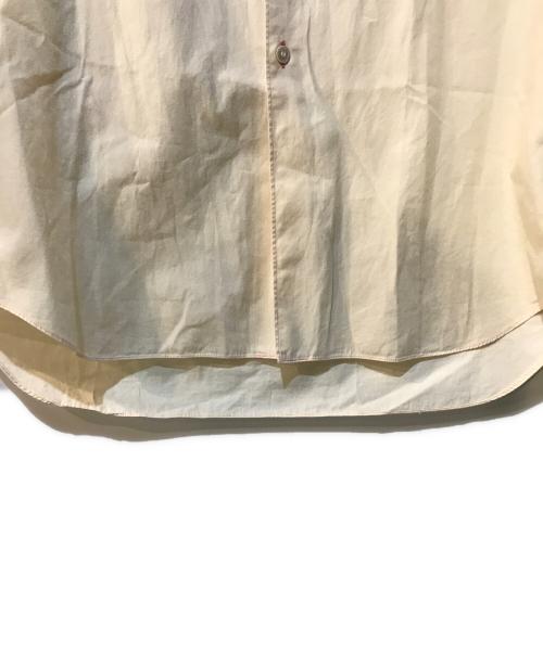 COMME des GARCONS HOMME PLUS（コムデギャルソンオムプリュス）COMME des GARCONS HOMME PLUS (コムデギャルソンオムプリュス) ノーカラーシャツ アイボリー サイズ:Mの古着・服飾アイテム