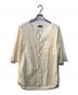 COMME des GARCONS HOMME PLUS（コムデギャルソンオムプリュス）の古着「ノーカラーシャツ」｜アイボリー