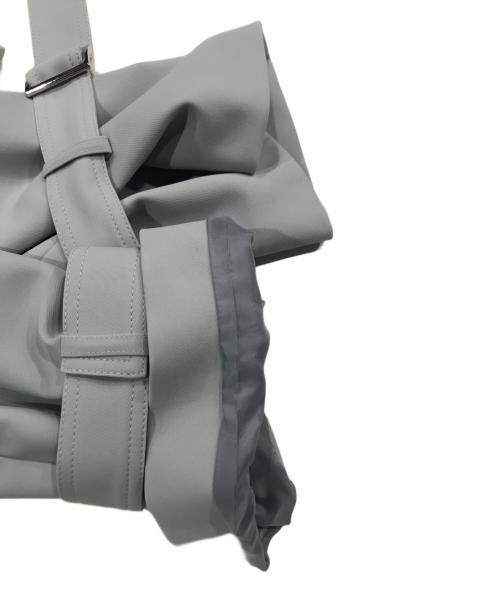 FRAY ID（フレイ アイディー）FRAY ID (フレイ アイディー) スプリングオーバートレンチコート ブルーの古着・服飾アイテム