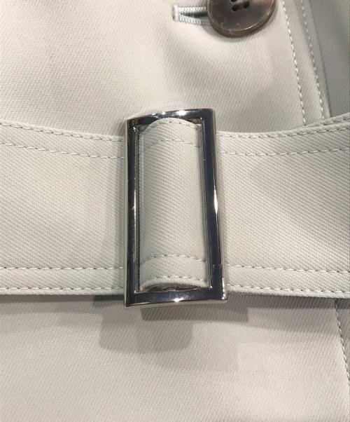 FRAY ID（フレイ アイディー）FRAY ID (フレイ アイディー) スプリングオーバートレンチコート ブルーの古着・服飾アイテム