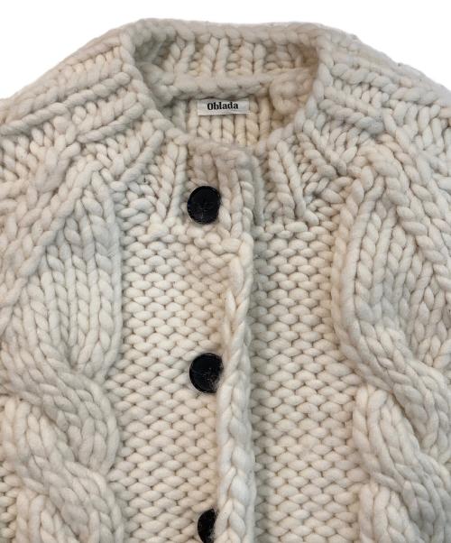Oblada（オブラダ）Oblada (オブラダ) ALAN CARDIGAN アイボリー サイズ:Freeの古着・服飾アイテム