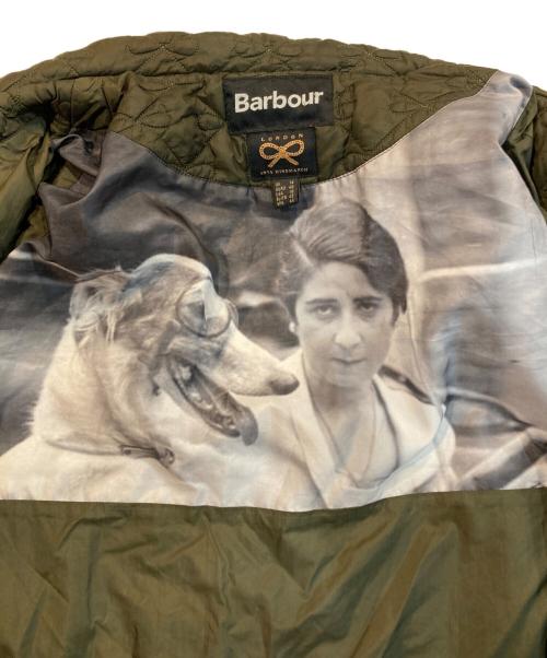 Barbour（バブアー）Barbour (バブアー) ANYA HINDMARCH (アニヤ・ハインドマーチ) キルティングコート オリーブ サイズ:Lの古着・服飾アイテム
