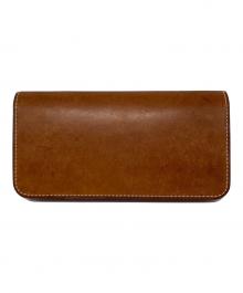 PORTER（ポーター）の古着「オールレザーウォレット」｜ブラウン