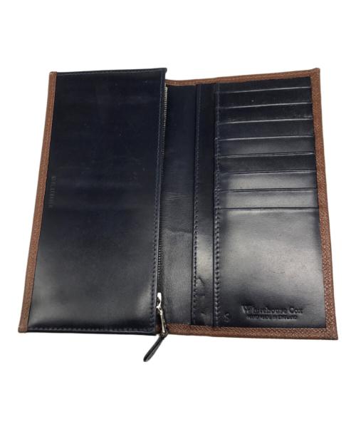 Whitehouse Cox（ホワイトハウスコックス）Whitehouse Cox (ホワイトハウスコックス) 長財布 ブラウンの古着・服飾アイテム