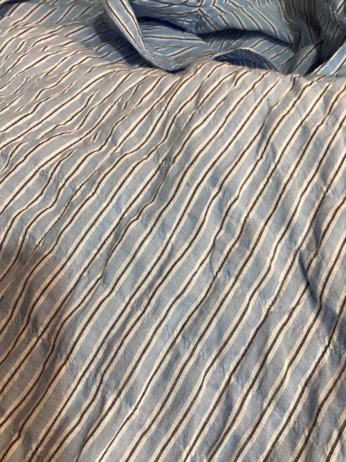 journal standard luxe（ジャーナルスタンダード ラックス）journal standard luxe (ジャーナルスタンダード ラックス) ストライプセーラーシャツ ブルー サイズ:Freeの古着・服飾アイテム