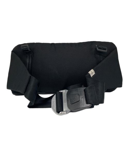 VISVIM（ビズビム）VISVIM (ビズビム) レザー切替ウエストバッグ ブラックの古着・服飾アイテム