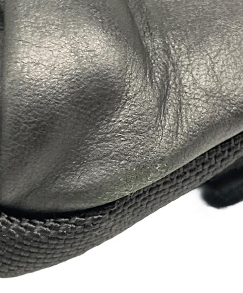 VISVIM（ビズビム）VISVIM (ビズビム) レザー切替ウエストバッグ ブラックの古着・服飾アイテム