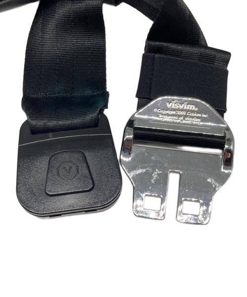 VISVIM（ビズビム）VISVIM (ビズビム) レザー切替ウエストバッグ ブラックの古着・服飾アイテム